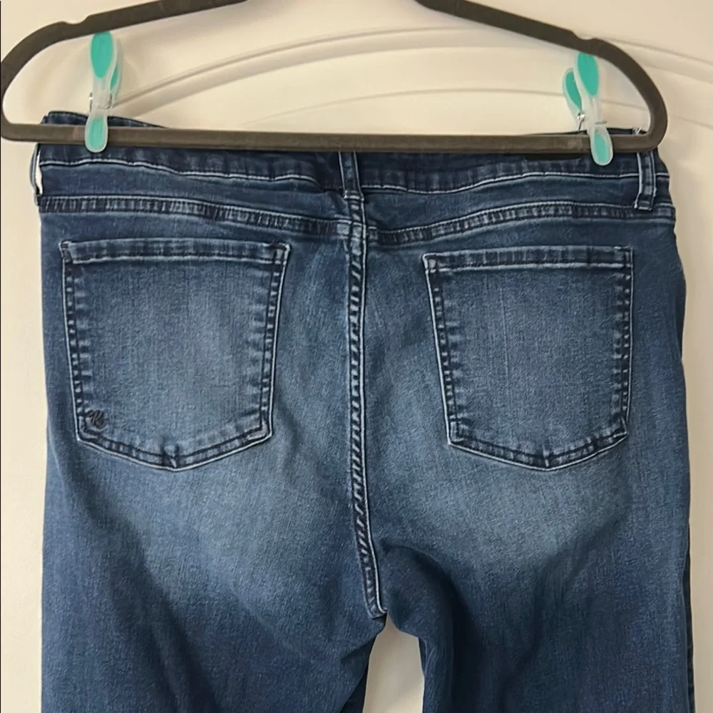 Kut from the Kloth Blue Ankle Cropped Boyfriend Denim - Picture 4 of 8